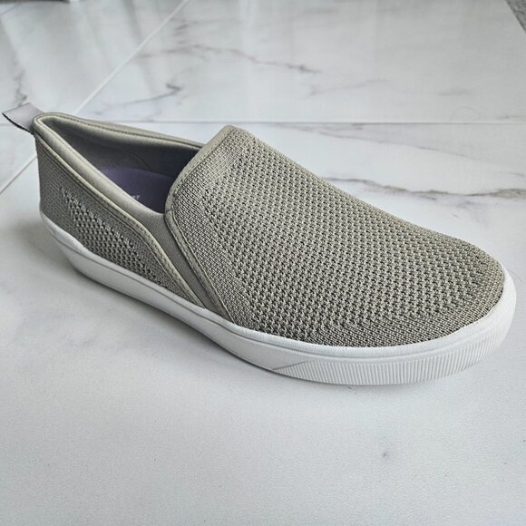 Dr. Scholl's Dreamy Lifestyle Knit Comfort Slip- On Sneakers in Sage - Picture 4 of 11